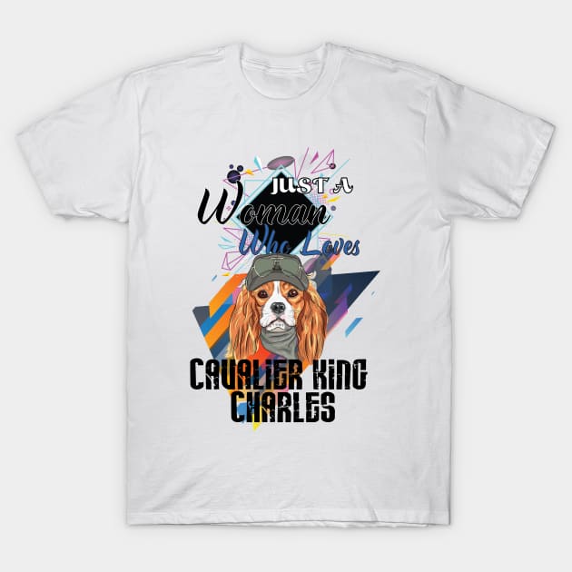 who loves cavalier king charles T-Shirt by Diannas